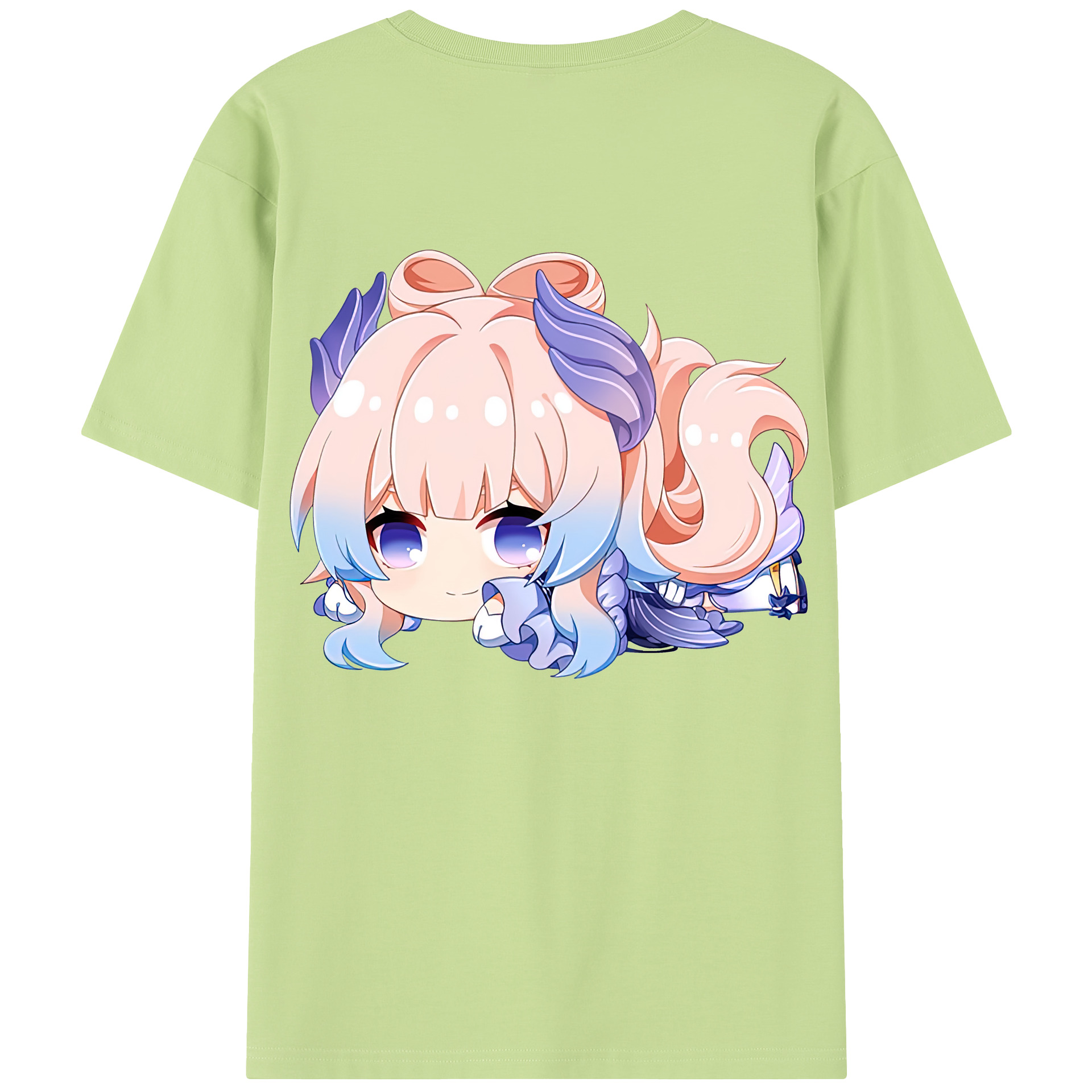 げんし神 珊瑚宮心海 サンゴノミヤ・ココミ genshin Sangonomiya Kokomi 綿100％半袖Tシャツ（背面プリント）